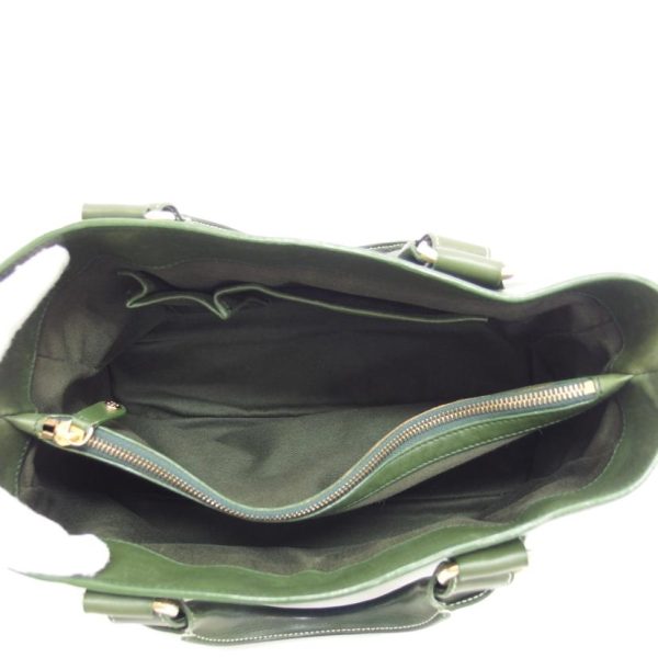 41188 5 Celine Leather Boogie Bag Moss Green