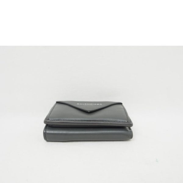 41190 4 Balenciaga Paper Mini Wallet Gray