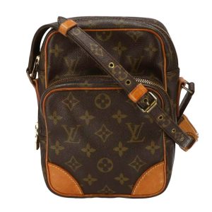 41201 1 Louis Vuitton Ipanema PM Shoulder Bag Damier Canvas Ebene Brown