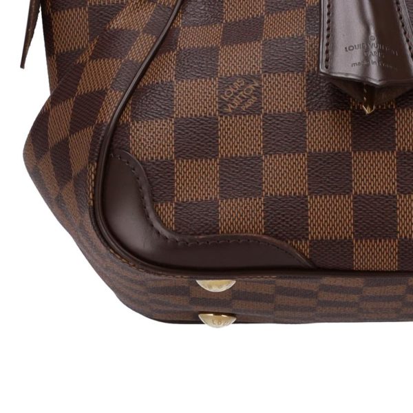 41218 5 Louis Vuitton Verona PM Damier Tote Bag Brown