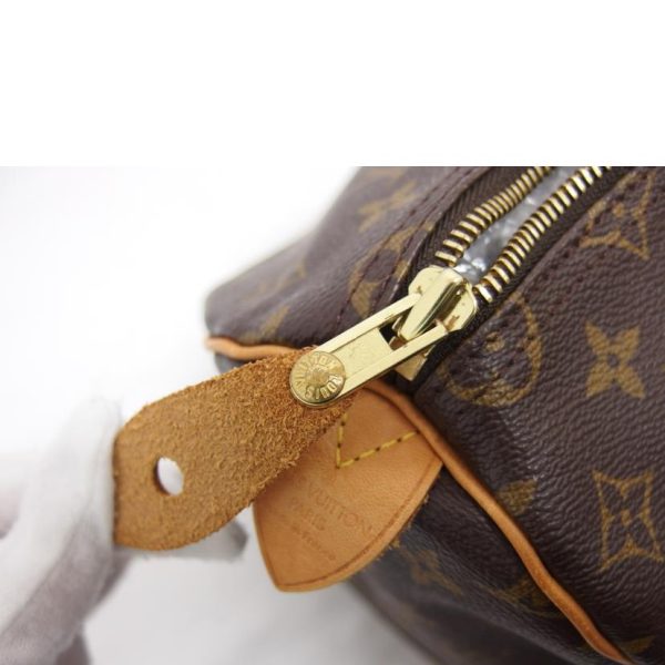 41218 8 Louis Vuitton Speedy 35 Monogram Handbag Brown