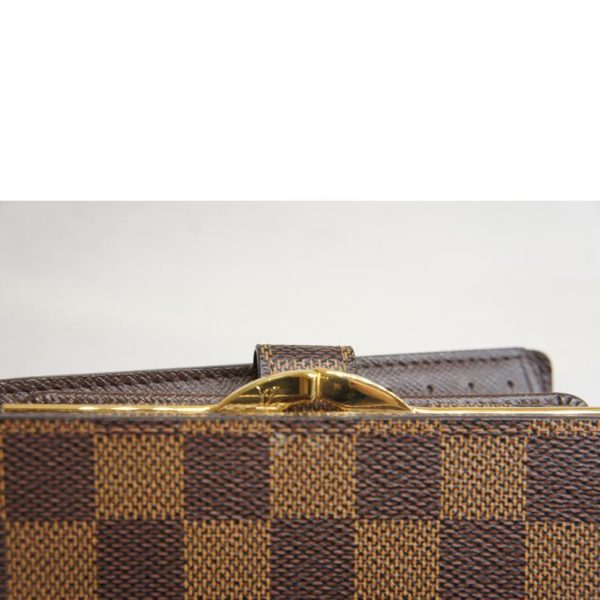 41263 8 Louis Vuitton Portomone Viennois Damier Wallet Brown