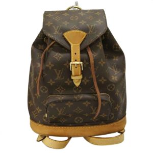 41286 1 Louis Vuitton Looping MM Monogram Shoulder Bag Brown