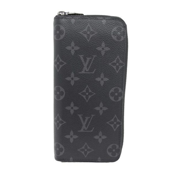 41287 1 Louis Vuitton Monogram Zippy Wallet Vertical Eclipse