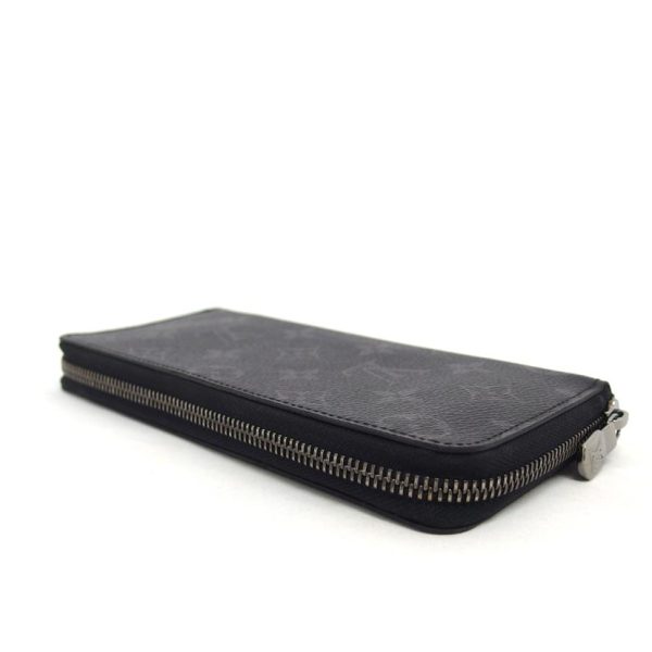 41287 3 Louis Vuitton Zippy Wallet Vertical Monogram Eclipse