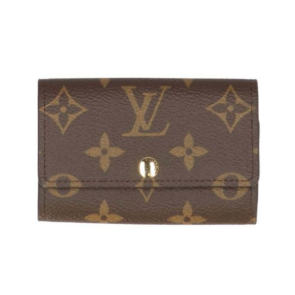 41379 1 Louis Vuitton Multicle Monogram Key Holder Brown