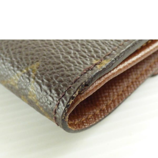 41534 8 Louis Vuitton Portomone Bier Cult Credit Monogram Wallet Brown