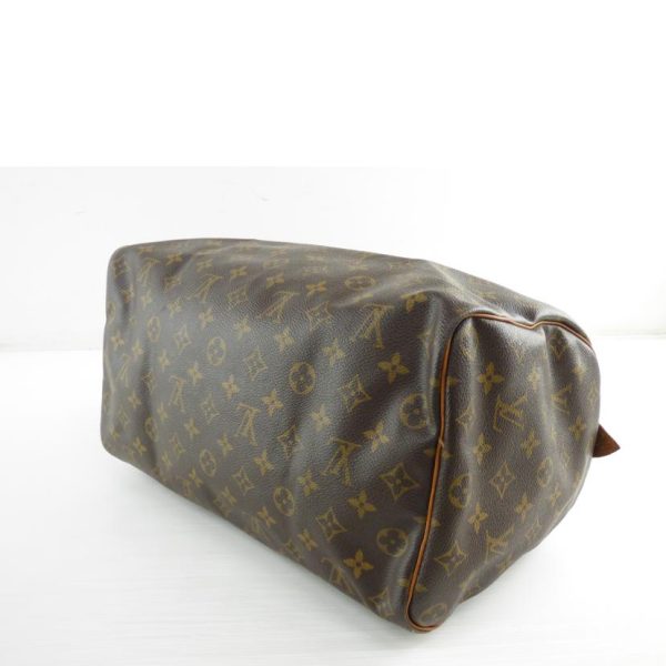 41546 3 Louis Vuitton Speedy Monogram Handbag Brown