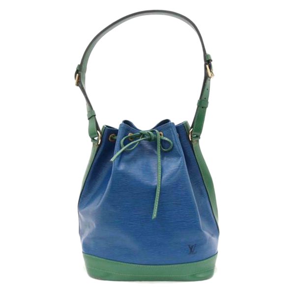 41571 1 Louis Vuitton Noe Epi Shoulder Bag Bicolor Blue x Green