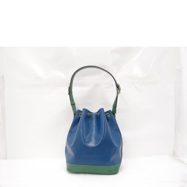 41571 2 Louis Vuitton Noe Epi Shoulder Bag Bicolor Blue x Green