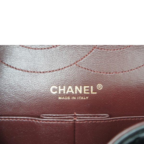 41588 6 Chanel Matelasse 255 Chain Shoulder Bag Black