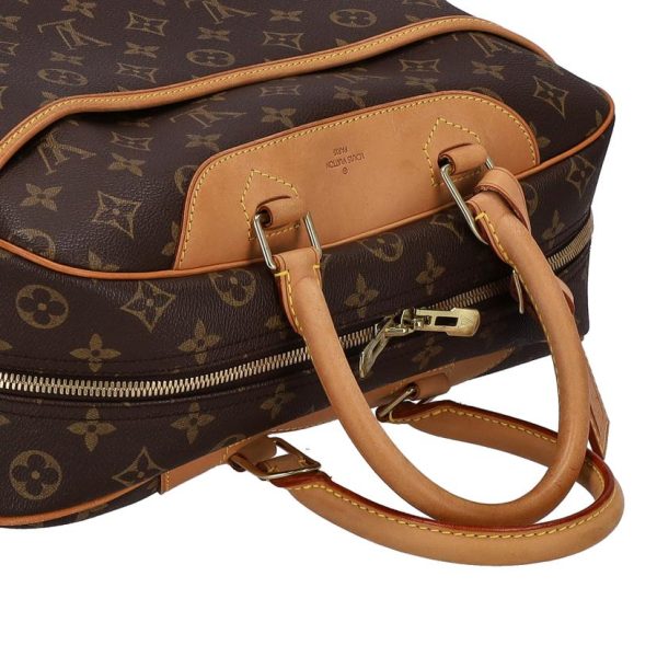 41591 4 Louis Vuitton Bowling Vanity Deauville Monogram Bag Brown