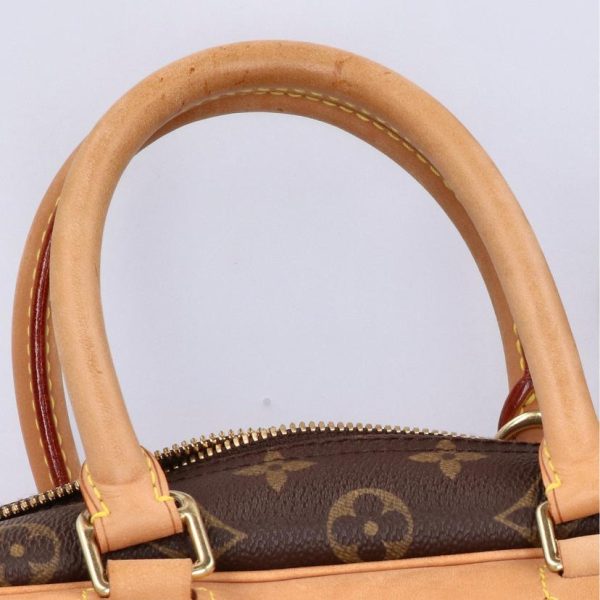 41591 7 Louis Vuitton Bowling Vanity Deauville Monogram Bag Brown