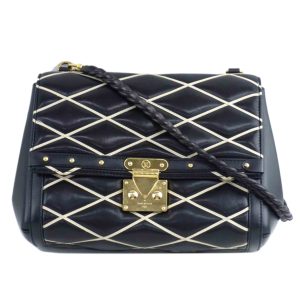 41614 1 Burberry Handbag Canvas Black