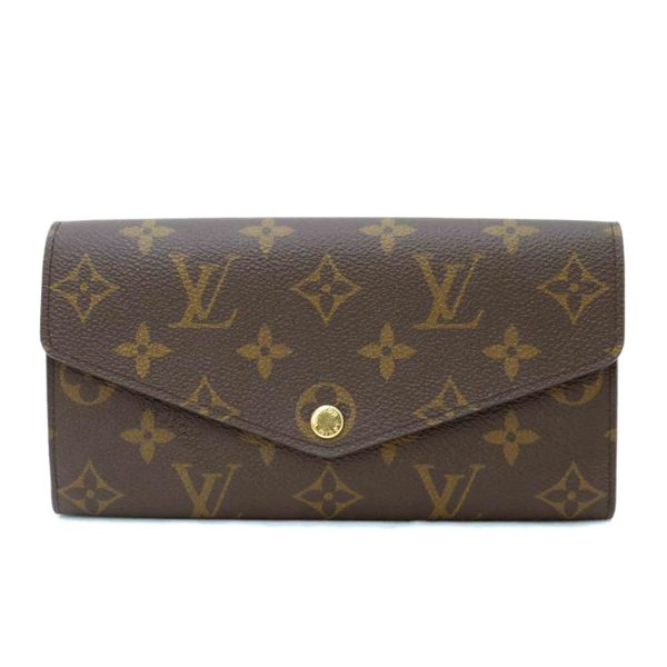 41616 1 Louis Vuitton Portefeuil Sala Monogram Wallet Coquelicot