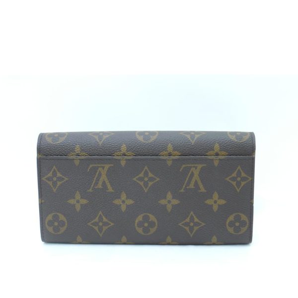 41616 2 Louis Vuitton Portefeuil Sala Monogram Wallet Coquelicot