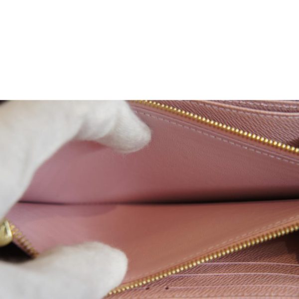 41618 5 Louis Vuitton Zippy Rose Wallet Pink