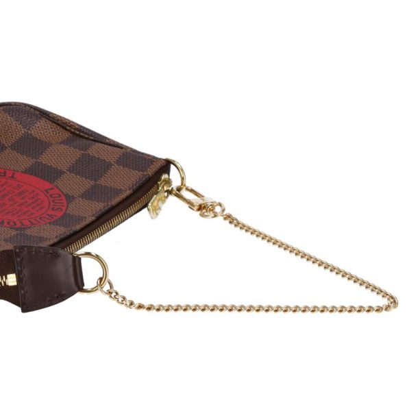 41741 4 Louis Vuitton Mini Pochette Accessory Brown