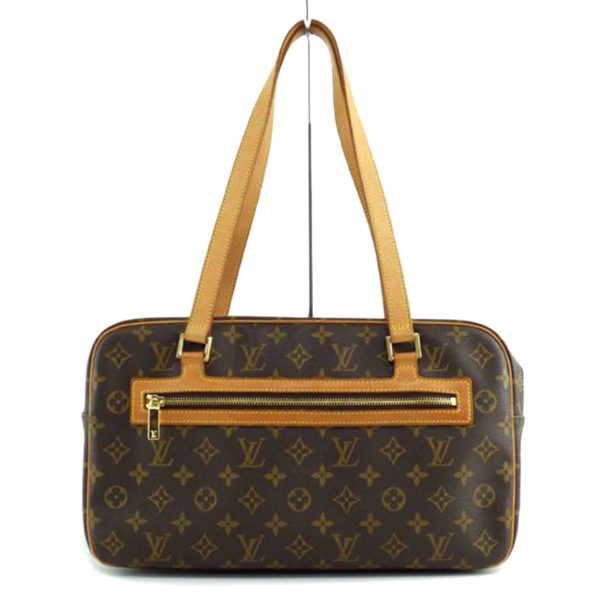 41768 2 Louis Vuitton Cite GM Monogram Shoulder Bag Brown