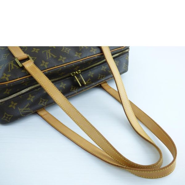 41768 4 Louis Vuitton Cite GM Monogram Shoulder Bag Brown