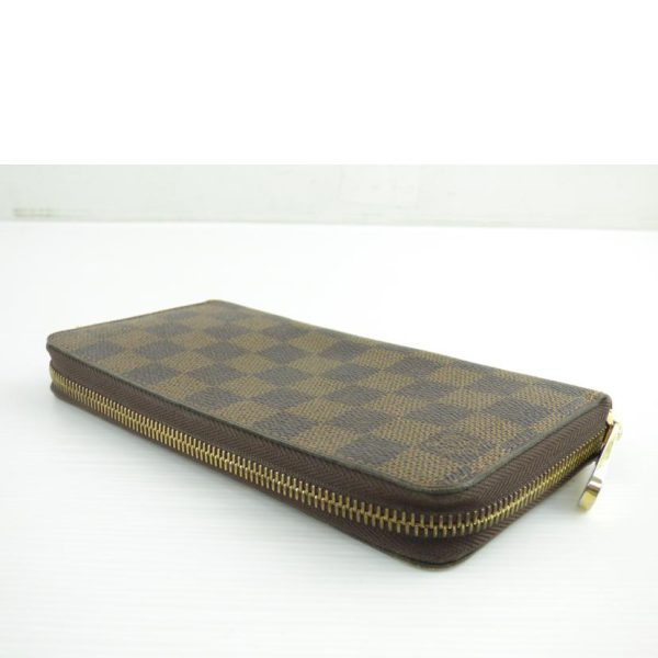 41800 3 Louis Vuitton Zippy Wallet Damier Ebene Wallet Brown