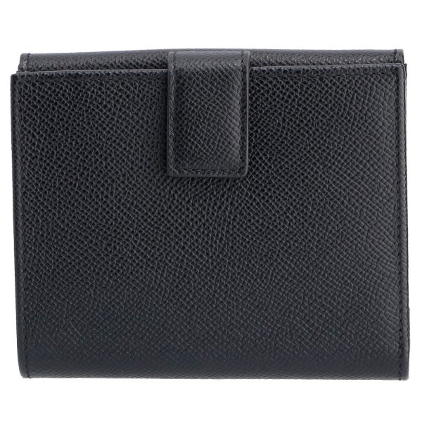 41852194c Ferragamo fold wallet GANCINO CLIP Black