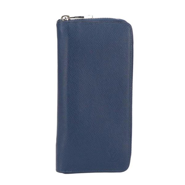 41904 1 Louis Vuitton Zippy Wallet Vertical Taiga Blue Marine