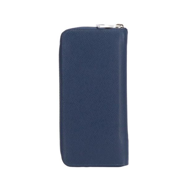 41904 2 Louis Vuitton Zippy Wallet Vertical Taiga Blue Marine