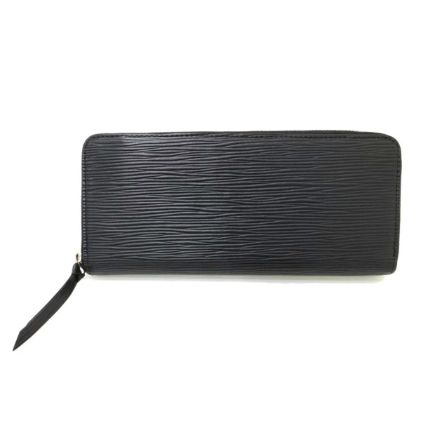 41911 1 Louis Vuitton Clemence Epi Wallet Black