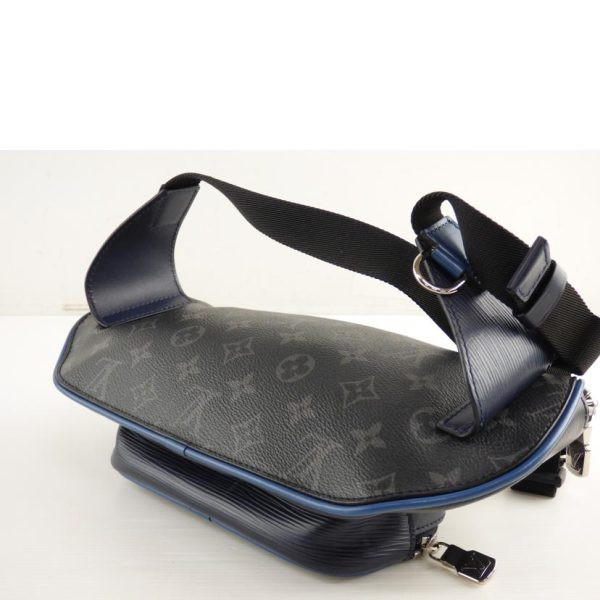 41911 3 Louis Vuitton Bum Bag Epi Monogram Eclipse Belt Bag Black