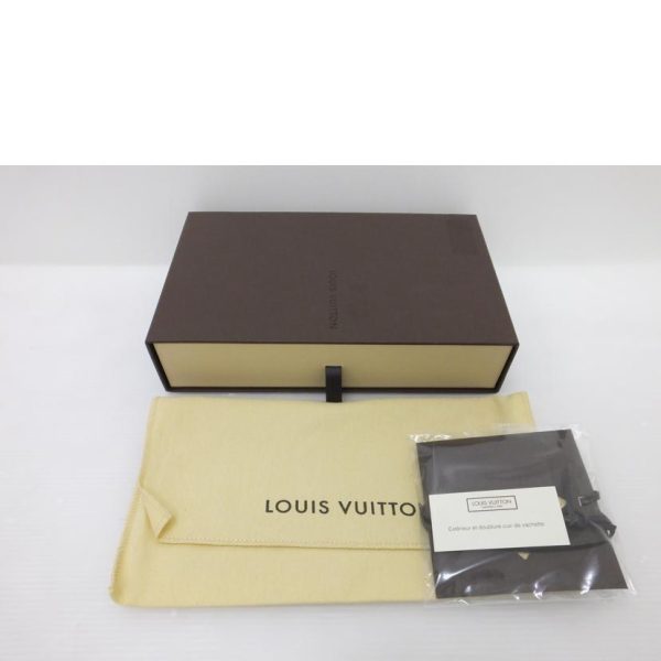 41911 5 Louis Vuitton Clemence Epi Wallet Black