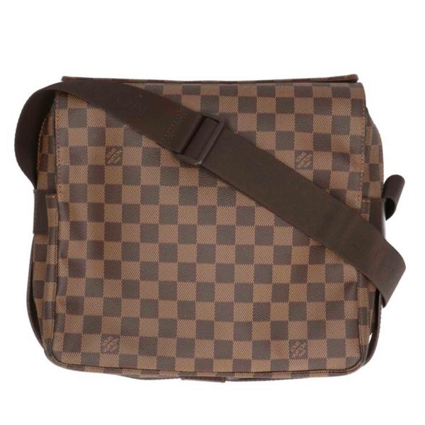 41991 1 Louis Vuitton Naviglio Damier Ebene Messenger Bag Brown