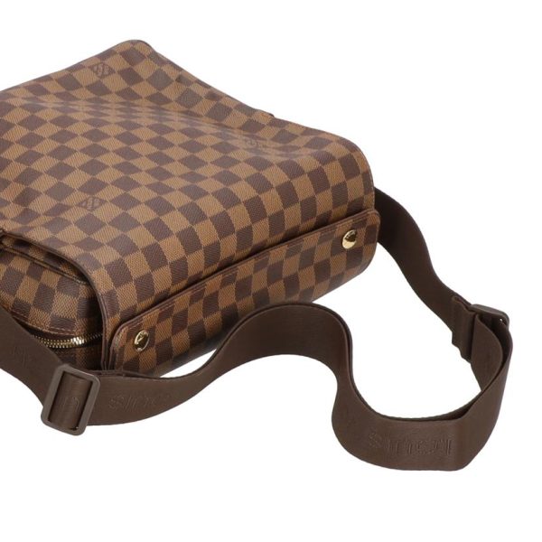 41991 3 Louis Vuitton Naviglio Damier Ebene Messenger Bag Brown