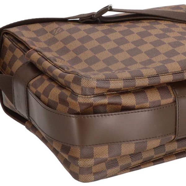 41991 6 Louis Vuitton Naviglio Damier Ebene Messenger Bag Brown