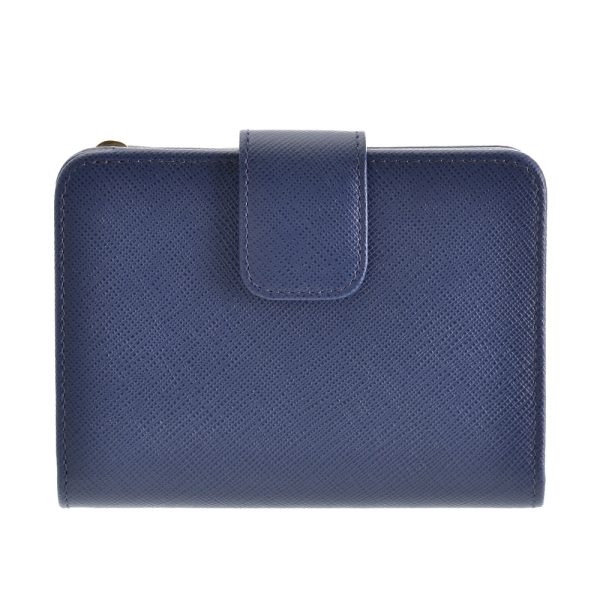 41996829c PRADA Fold Wallet Blue