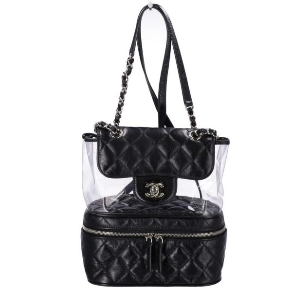 41997 1 Chanel Matelasse Calf x PVC Backpack