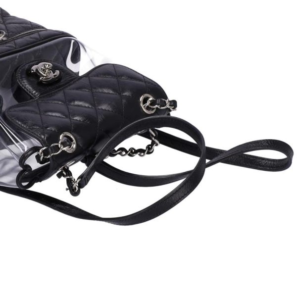 41997 4 Chanel Matelasse Calf x PVC Backpack