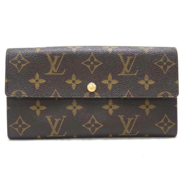 42008 1 Louis Vuitton Portomone Credit Wallet Monogram