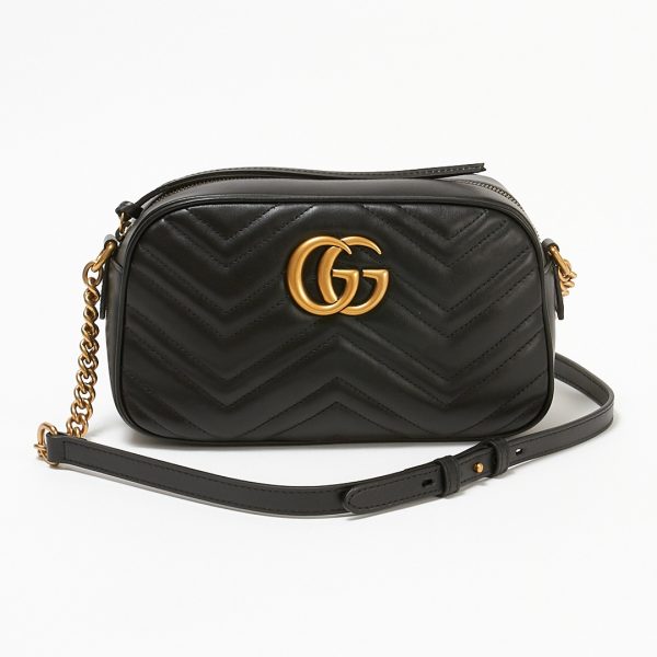 42011644a GUCCI Bag Shoulder Bag GG Marmont DTD1T Black