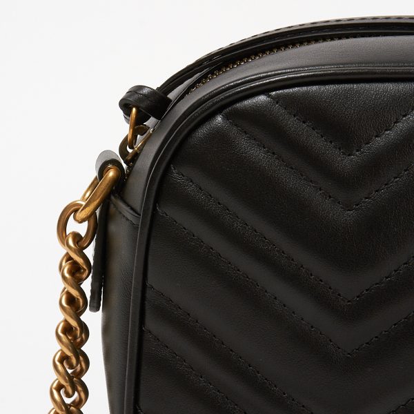 42011644g GUCCI Bag Shoulder Bag GG Marmont DTD1T Black