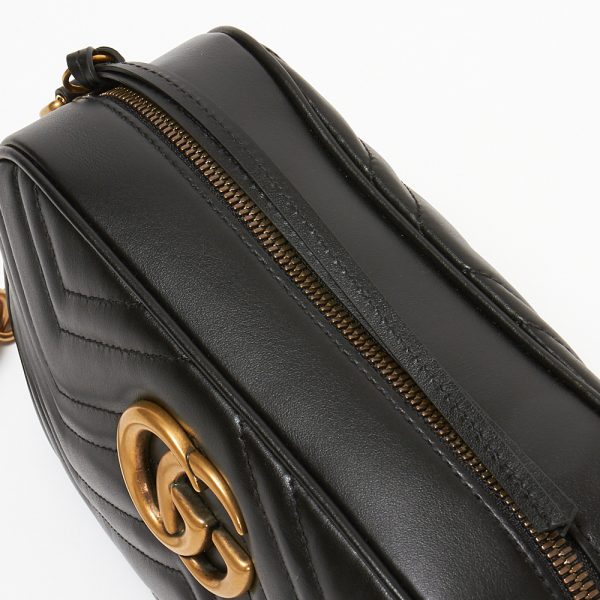 42011644i GUCCI Bag Shoulder Bag GG Marmont DTD1T Black