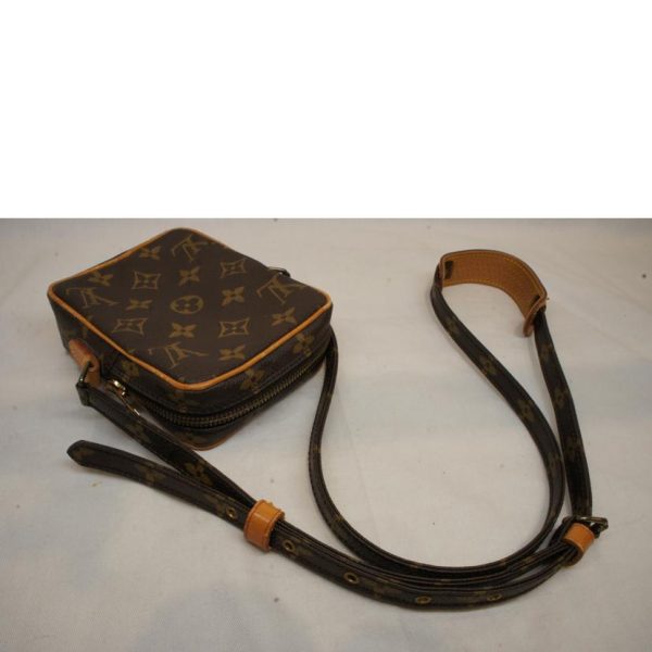 42062 4 Louis Vuitton Mini Danube Monogram Handbag Brown