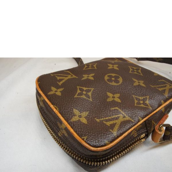 42062 7 Louis Vuitton Mini Danube Monogram Handbag Brown