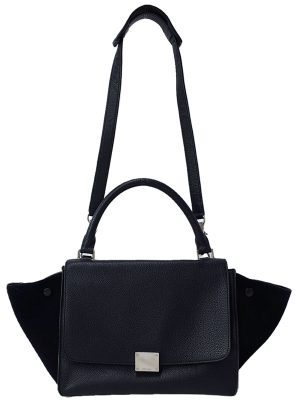 4210124570013 Balenciaga Navy Hippo Small Canvas Tote Bag Black