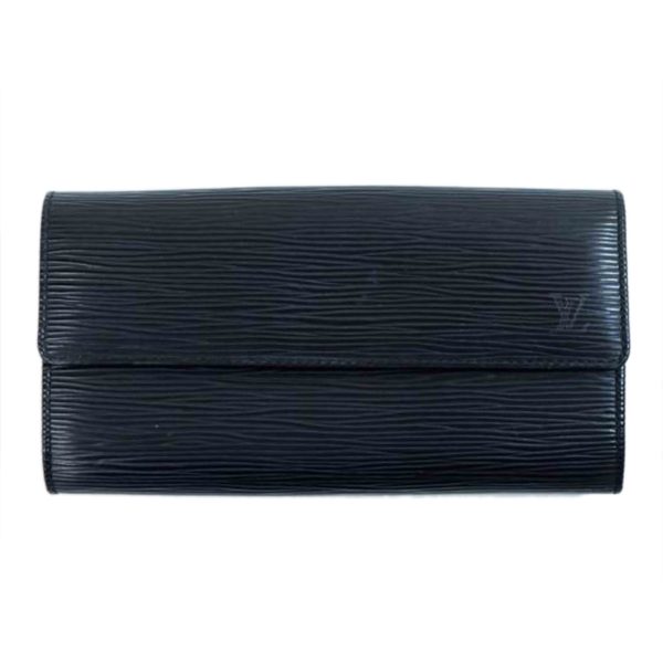 42181 1 Louis Vuitton Portefeuil Sala Epi Wallet Noir