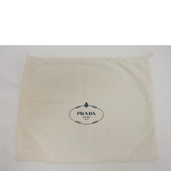 42215 10 Prada Nylon 2WAY Shoulder Bag White