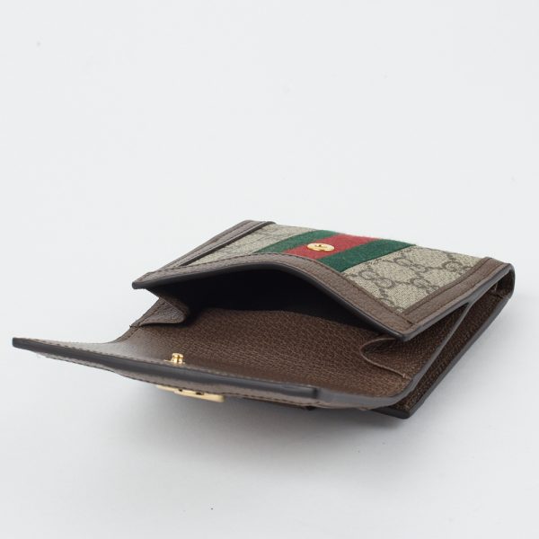 42307914b Gucci Fold Wallet Brown