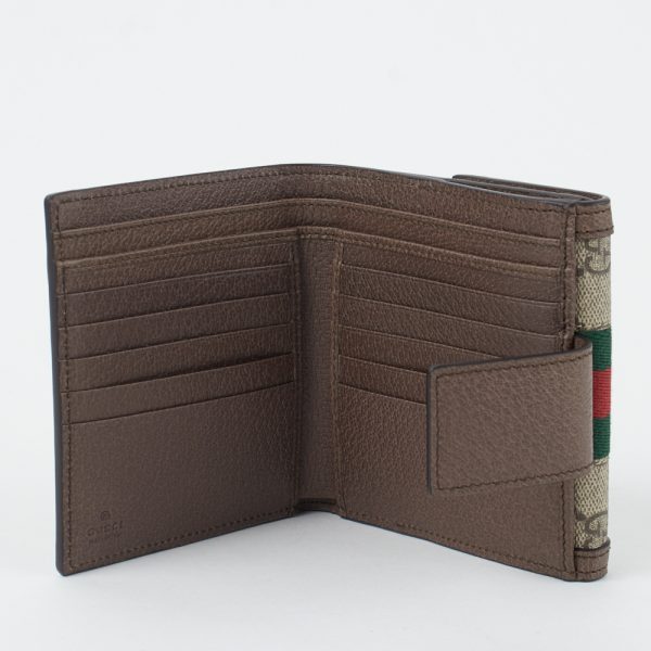 42307914d Gucci Fold Wallet Brown