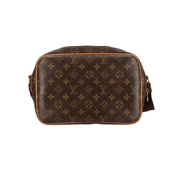 42418 2 Louis Vuitton Reporter PM Monogram Bag Brown