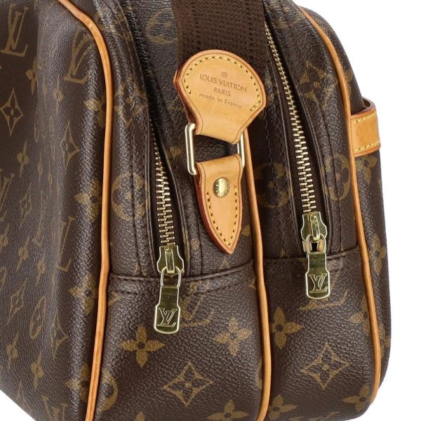 42418 8 Louis Vuitton Reporter PM Monogram Bag Brown